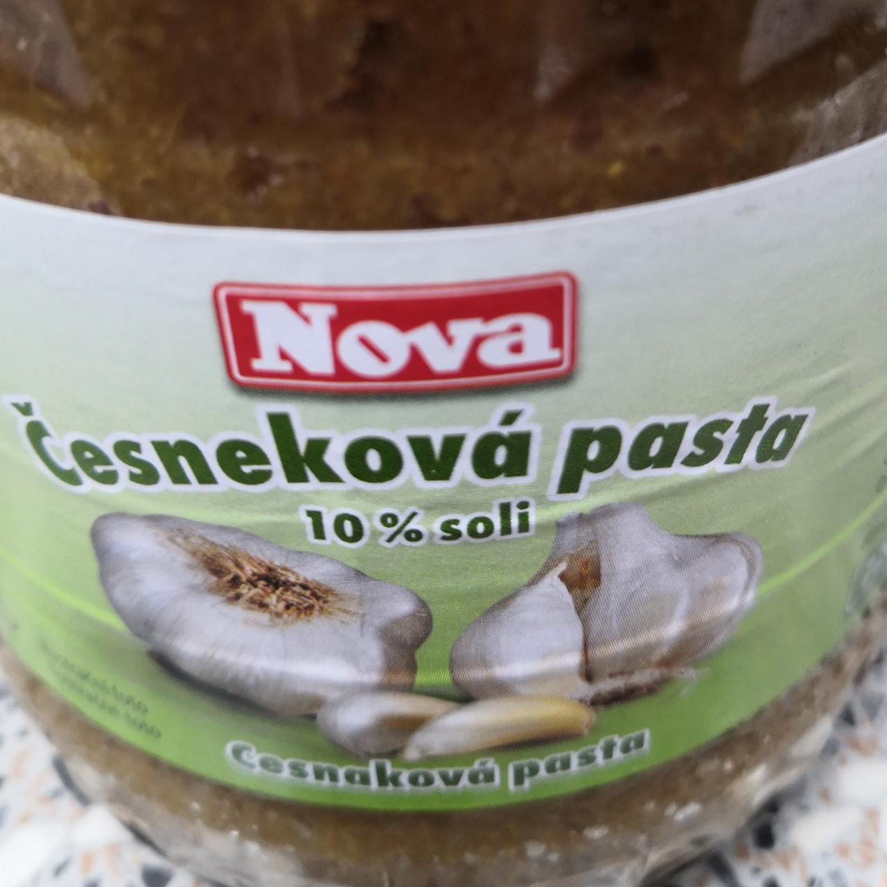 Fotografie - Cesnaková pasta 10% soli Nova