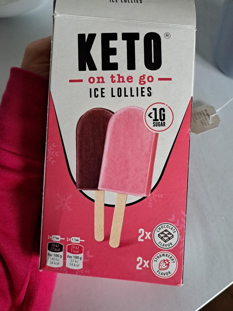 Fotografie - KETO on the go ICE LOLLIES