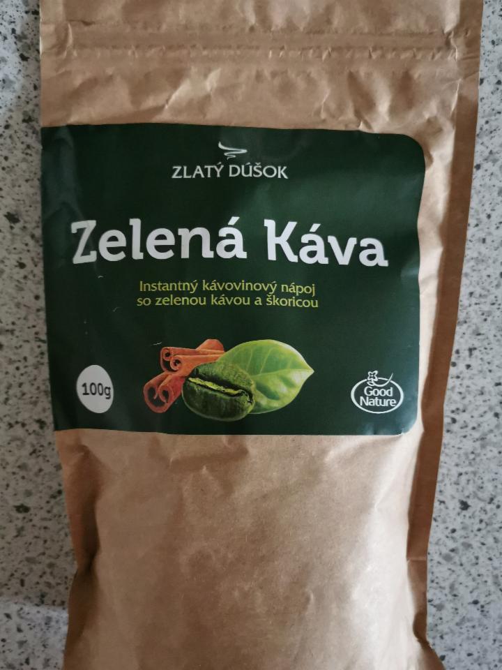 Fotografie - Zlatý doušek zelená káva se skořicí 