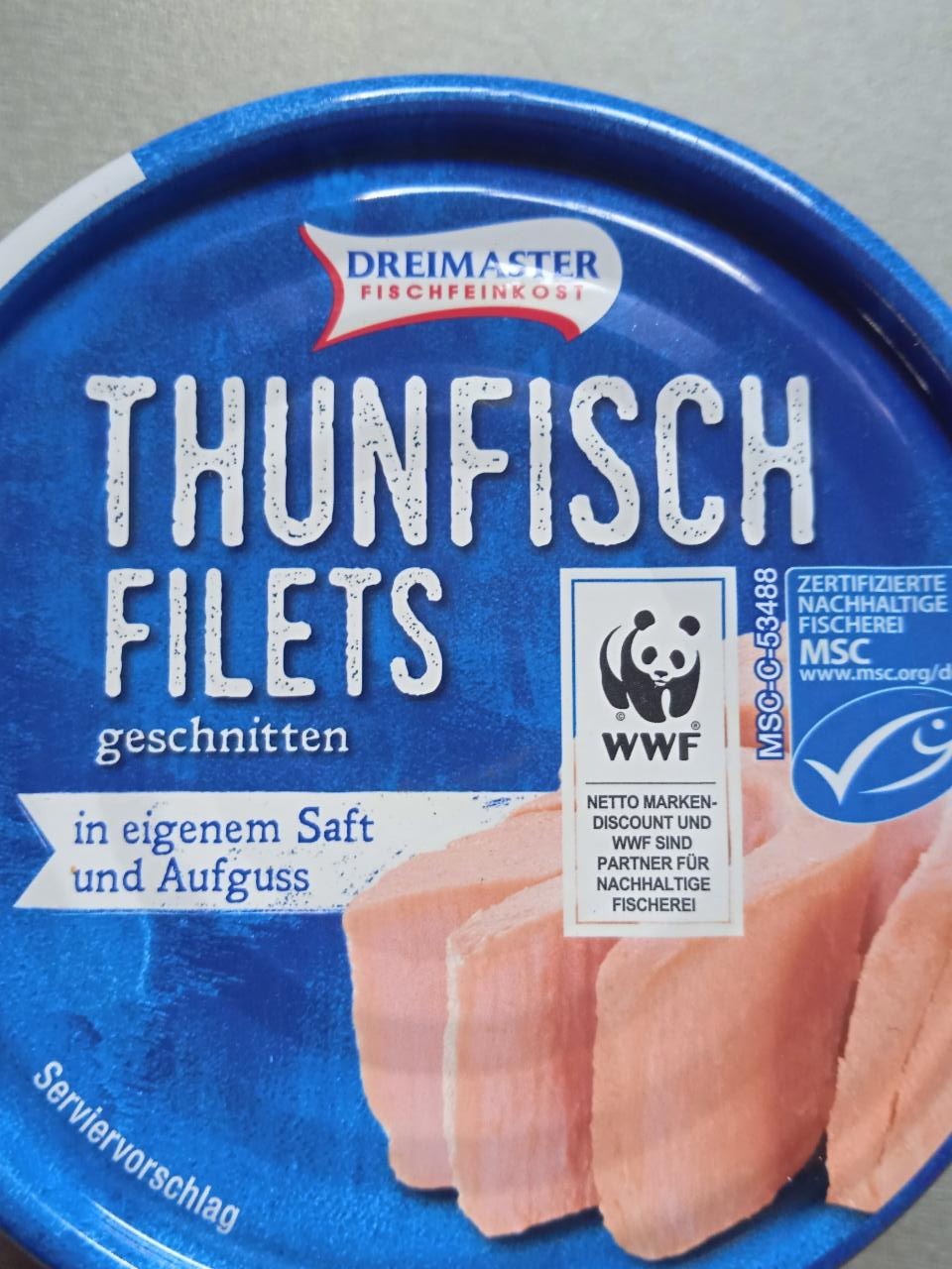 Fotografie - Dreimaster Thunfisch filets