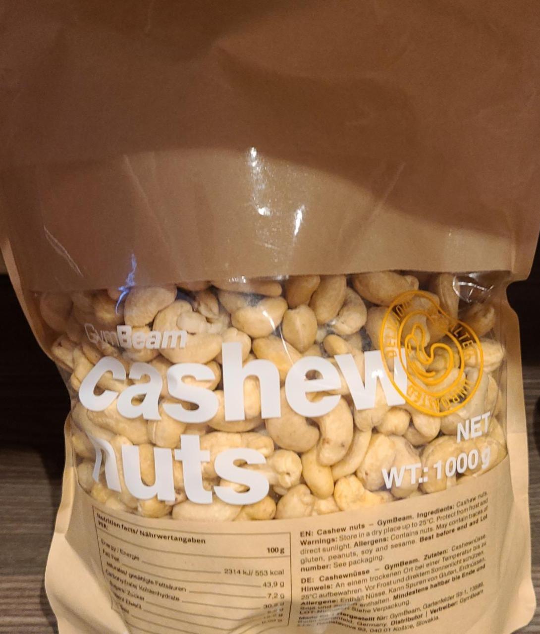 Fotografie - Cashew nuts GymBeam