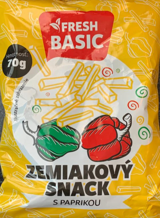 Fotografie - Zemiakový snack s paprikou Fresh basic