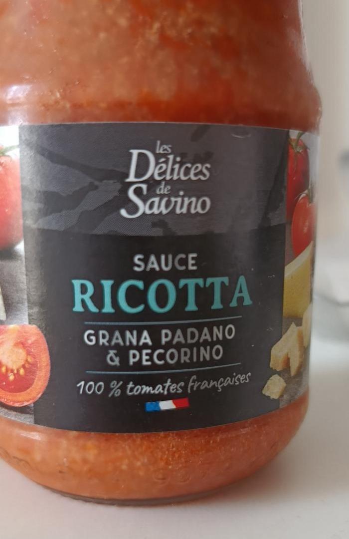 Fotografie - Sauce Ricotta les Délices de Savino