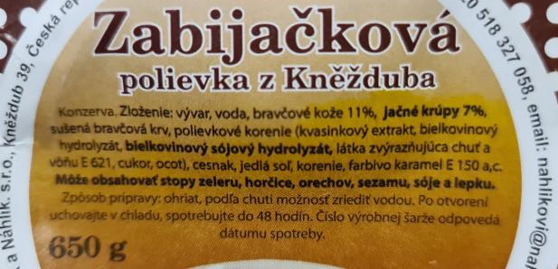 Fotografie - Zabijačková polievka z Kněžduba