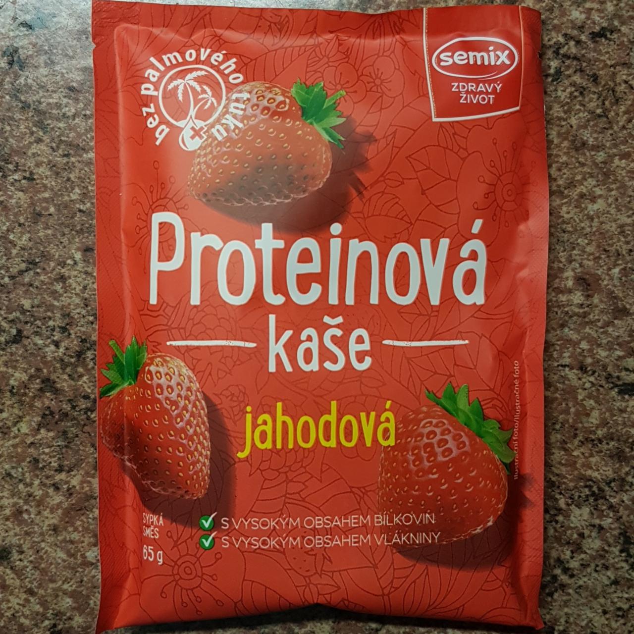 Fotografie - Proteinová kaše jahodová Semix