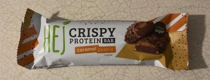 Fotografie - Crispy protein bar Caramel Peanut Hej