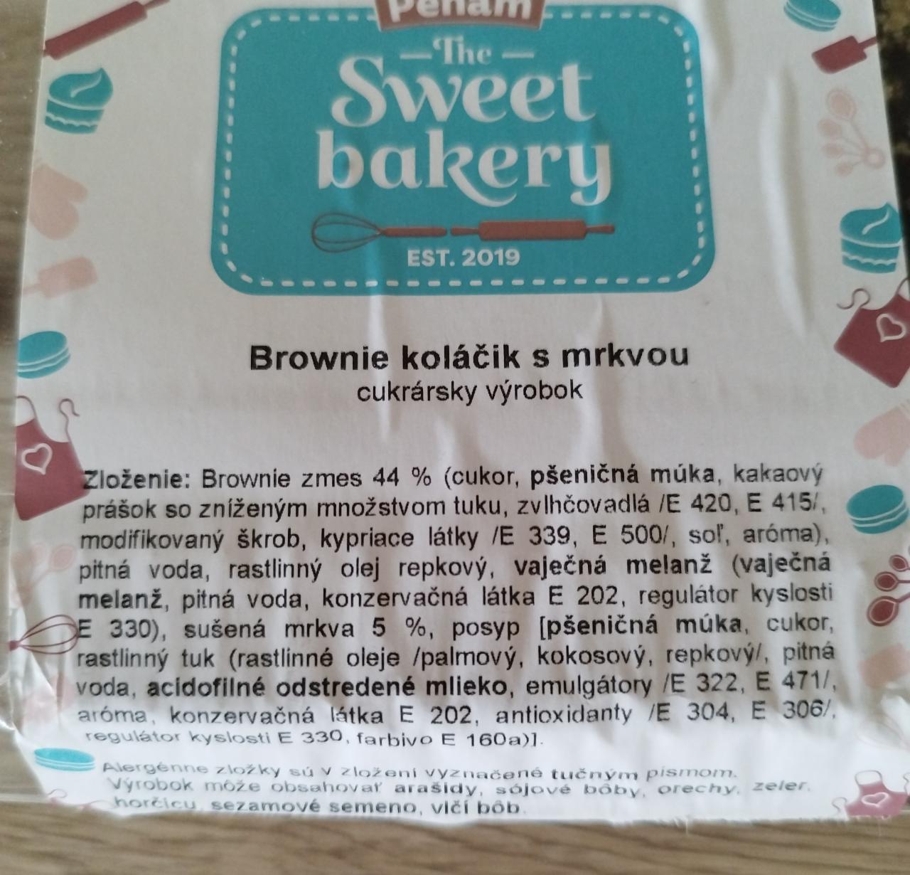 Fotografie - Brownie koláčik s mrkvou Penam