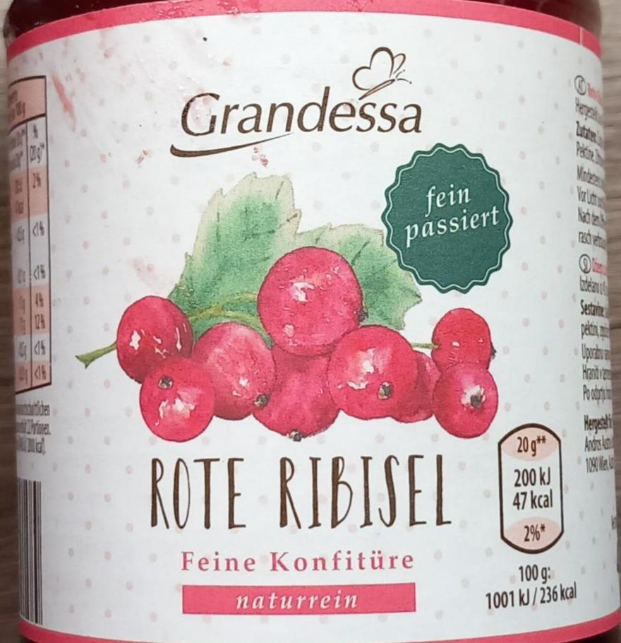 Fotografie - Rote Ribisel feine Konfitüre Grandessa