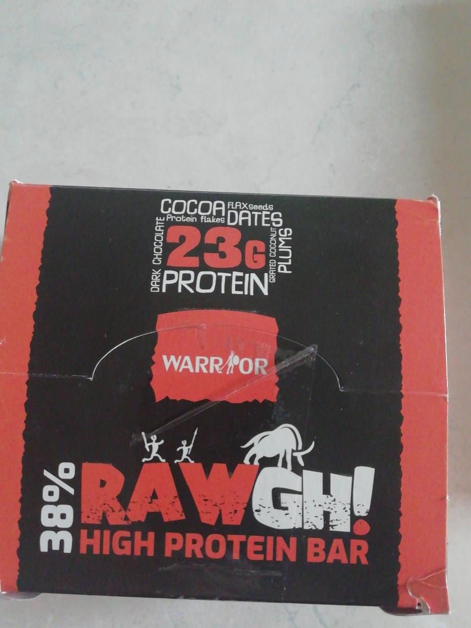 Fotografie - Raw GH High protein Bar 38%