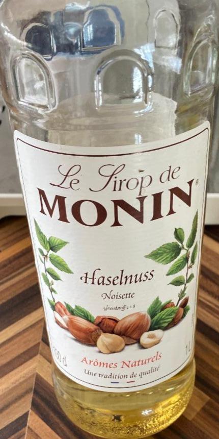 Fotografie - Le Sirop de Haselnuss Monin