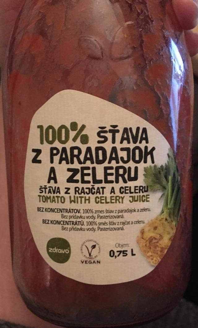 Fotografie - 100% šťava z paradajok a zeleru Zdravo