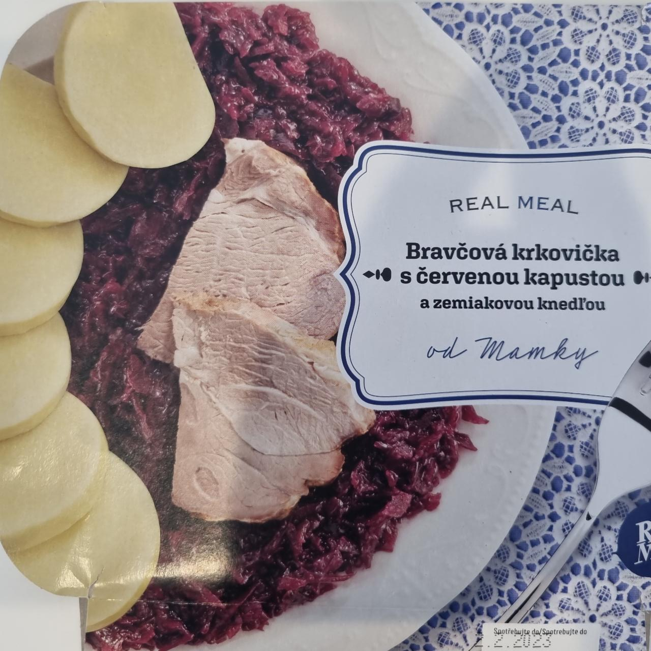 Fotografie - Bravčová krkovička s červenou kapustou od Mamky Real Meal