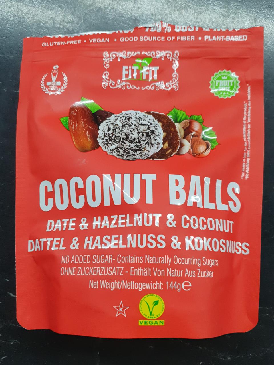 Fotografie - Coconut Balls Fit Fit