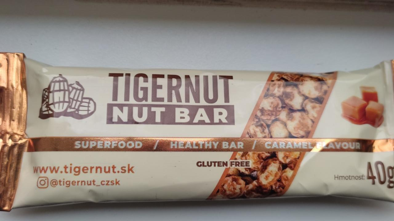 Fotografie - nut bar caramel Tigernut
