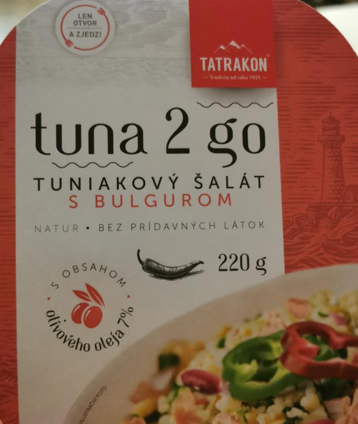 Fotografie - Tuna 2 go tuniakový šalát s bulgurom Tatrakon