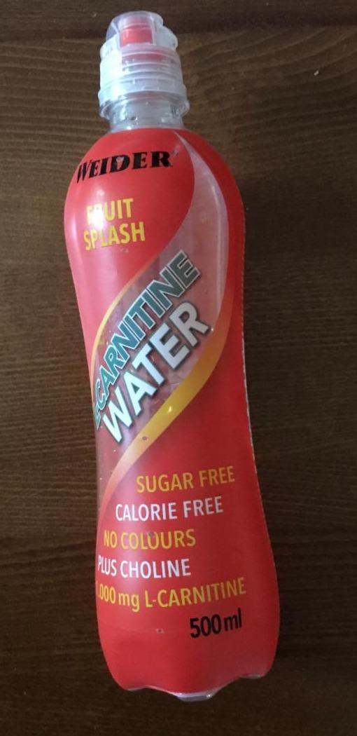 Fotografie - Weider L-carnitine water fruit splash