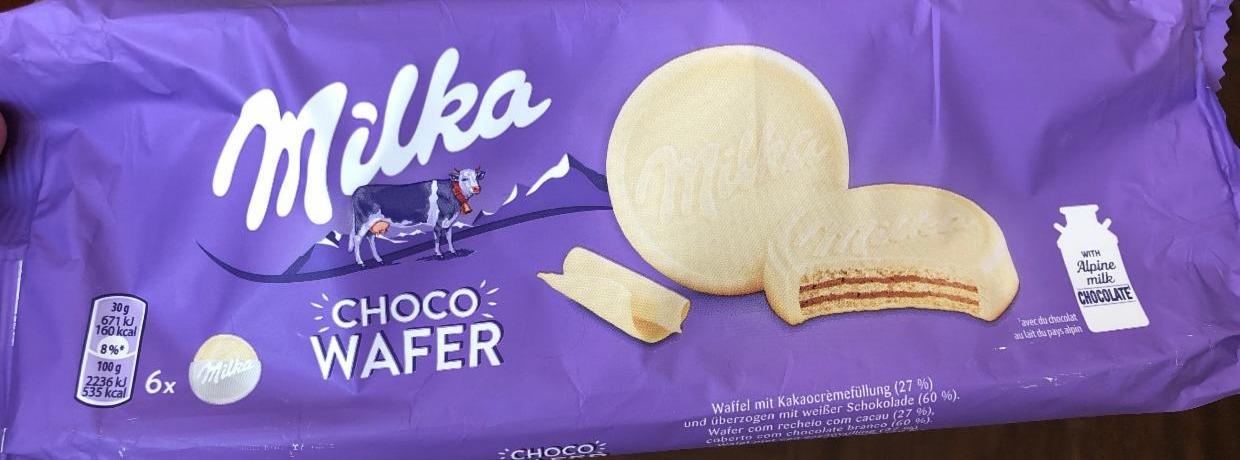 Fotografie - Milka Choco Wafer white