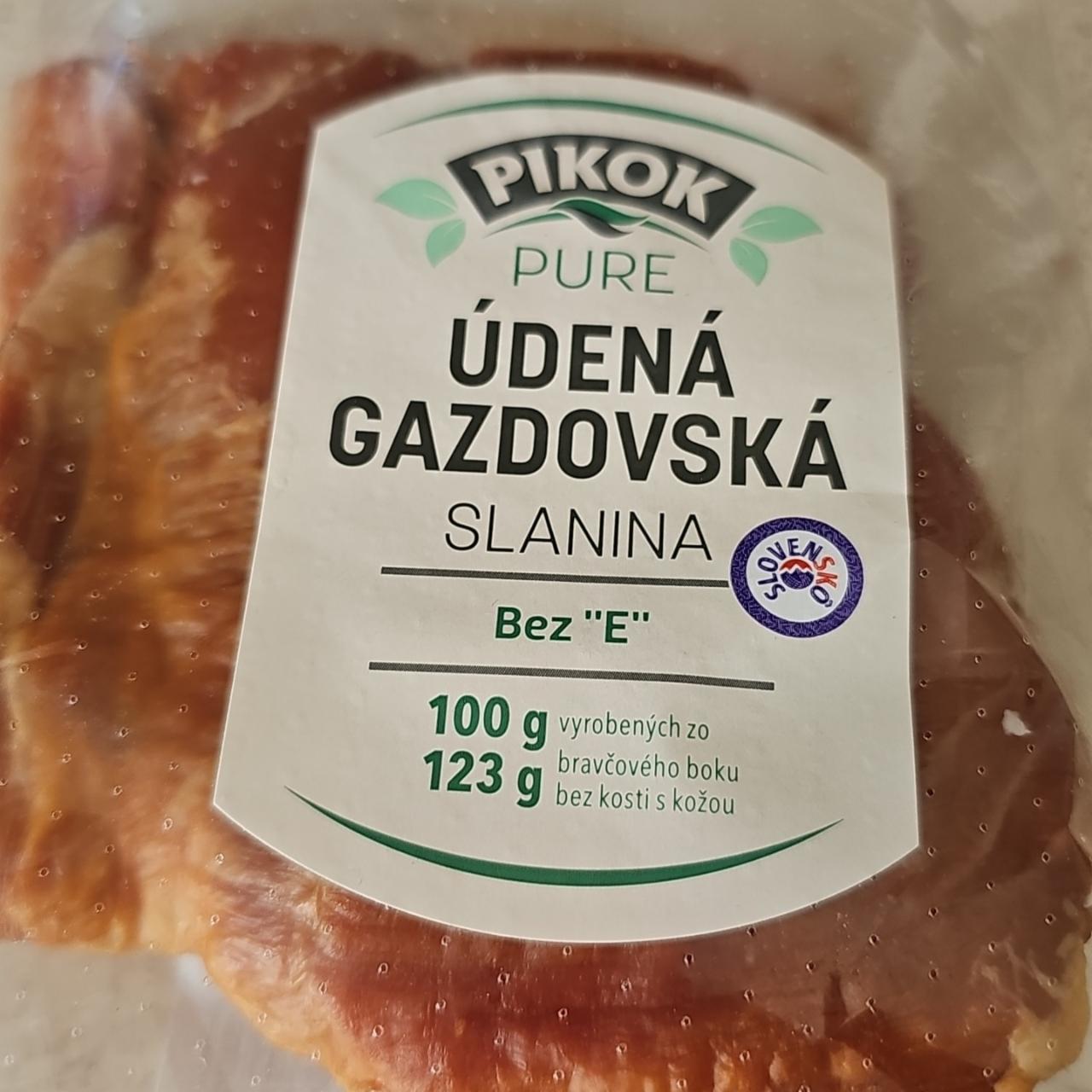 Fotografie - Údená Gazdovská Slanina bez ,,E' Pikok Pure