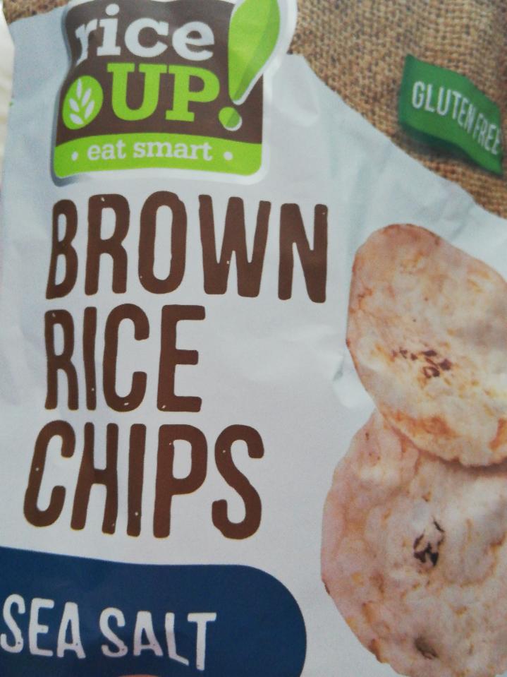 Fotografie - Brown rice chips sea salt RiceUp!