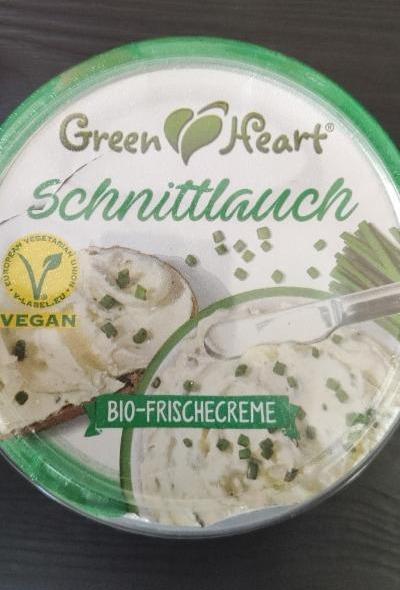 Fotografie - Green heart schnittlauch bio-frischecreme