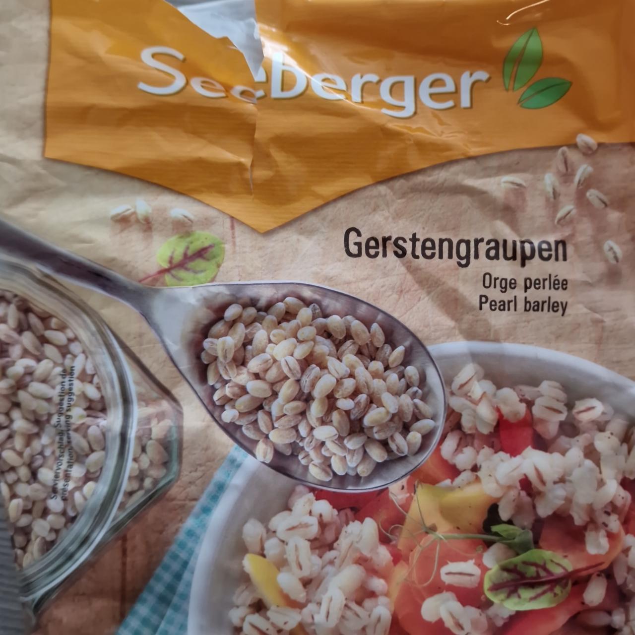 Fotografie - Gerstengraupen pearl barley Seeberger