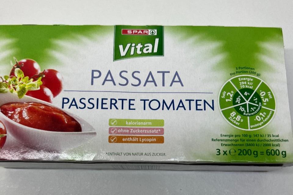 Fotografie - Passata Spar Vital