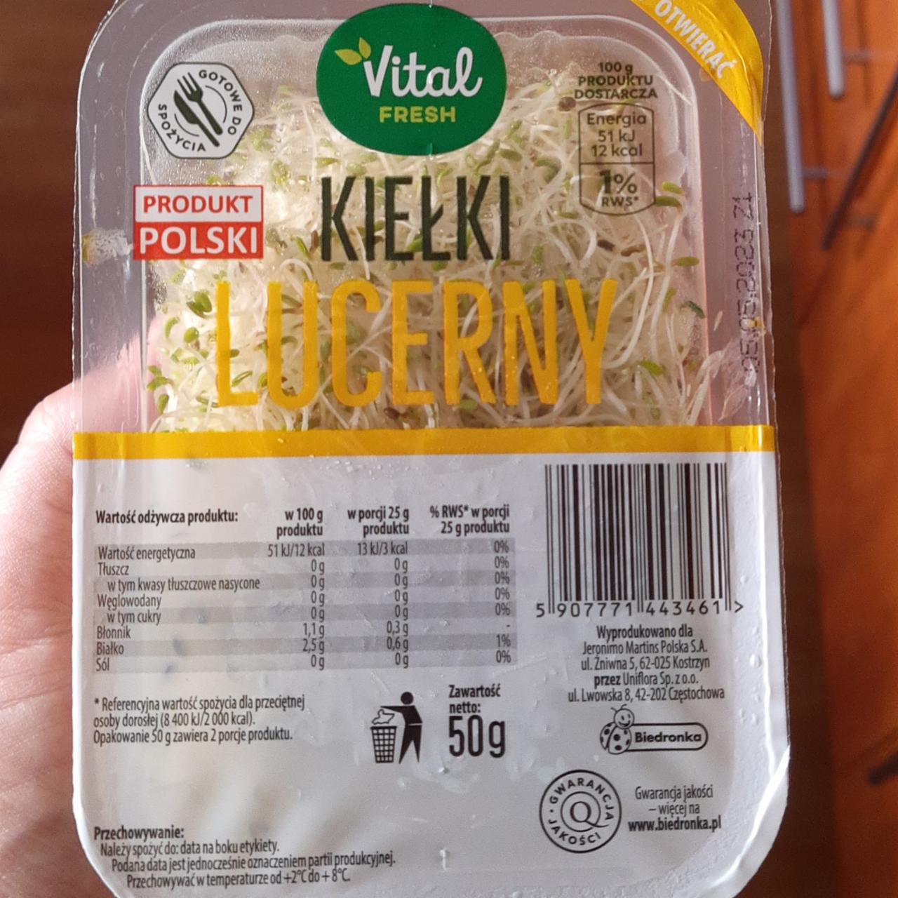 Fotografie - Kielki Lucerny Vital Fresh