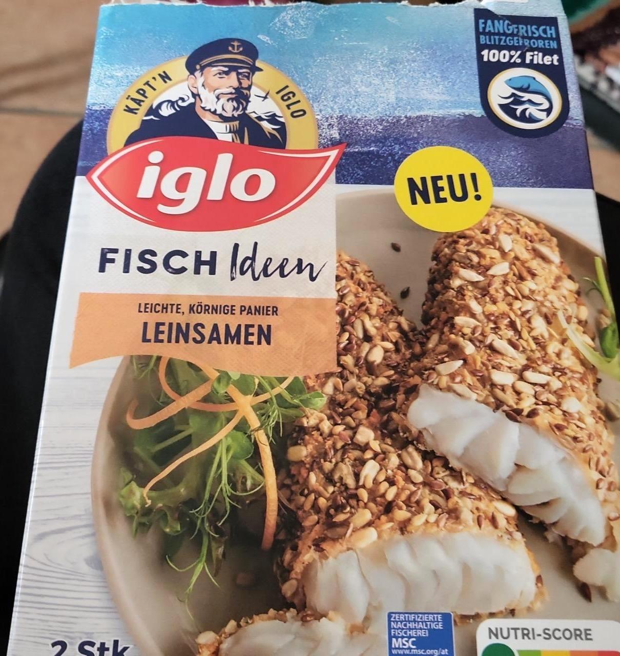 Fotografie - Fisch Ideen Leinsamen Iglo