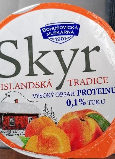 Fotografie - Skyr islandská tradice marhuľa Bohušovická mlékárna