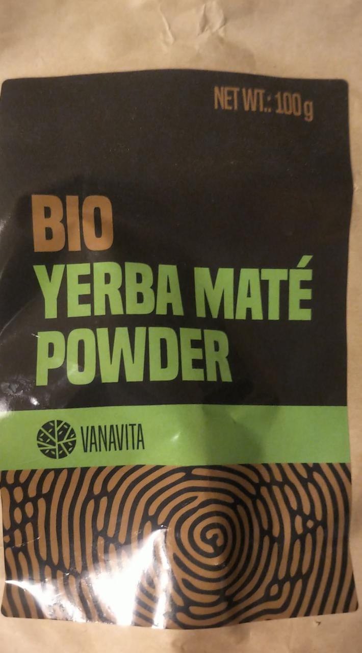 Fotografie - bio yerba maté powder