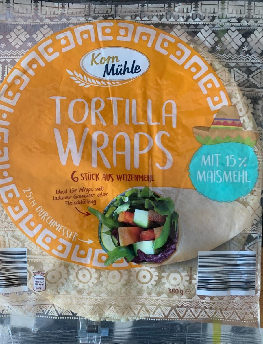 Fotografie - Tortilla Wraps mit 15% Maismehl KornMühle