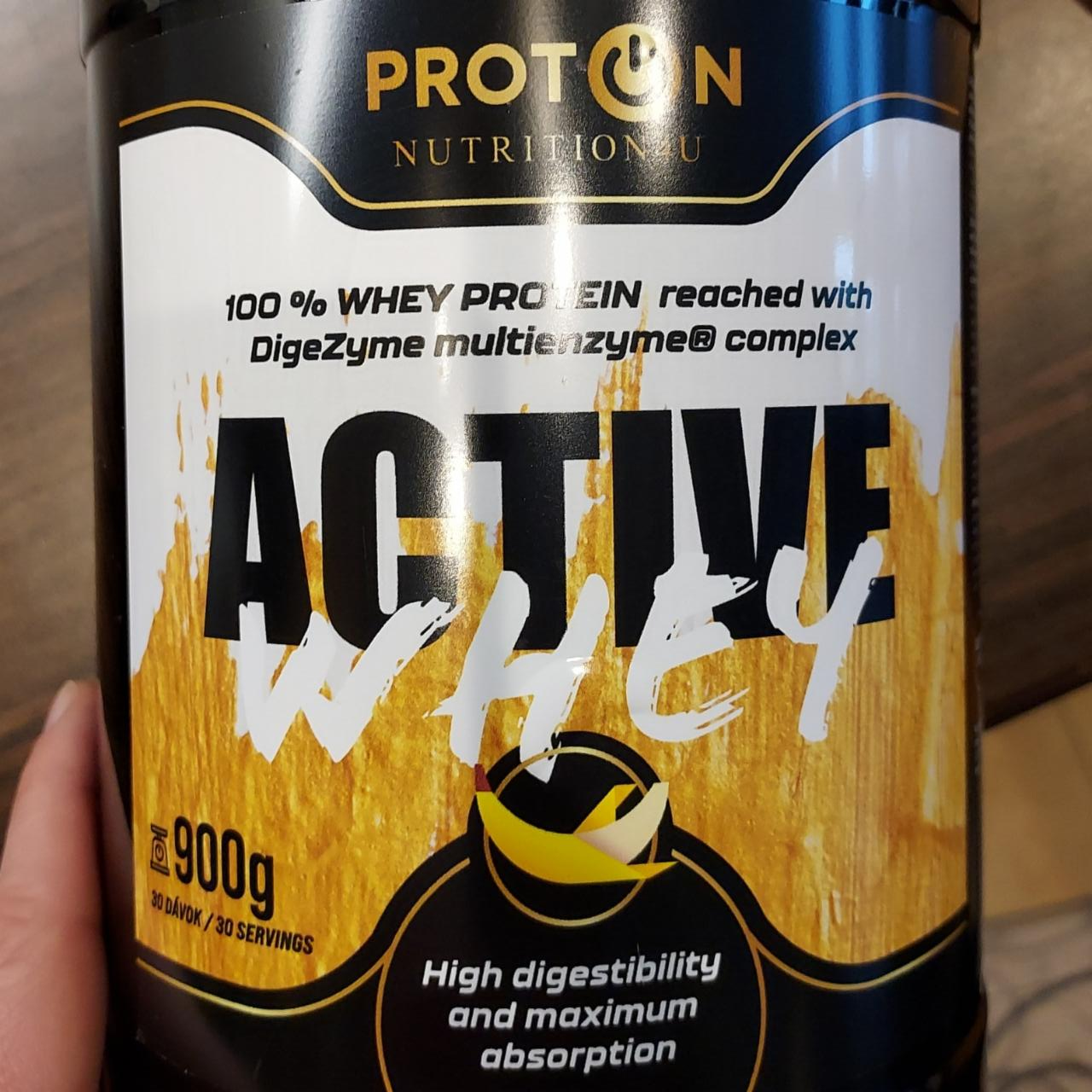 Fotografie - Active Whey protein Proton Nutrition