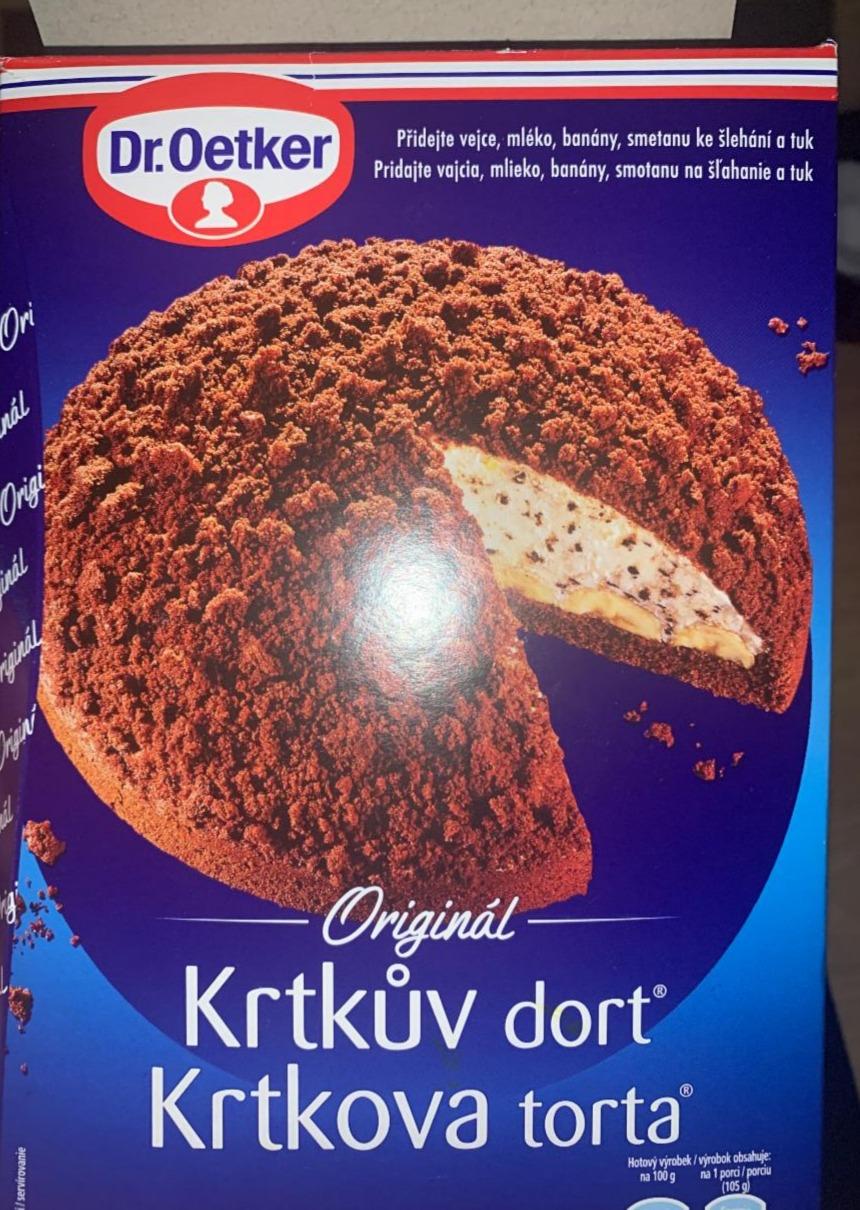 Fotografie - Krtkova torta Dr.Oetker