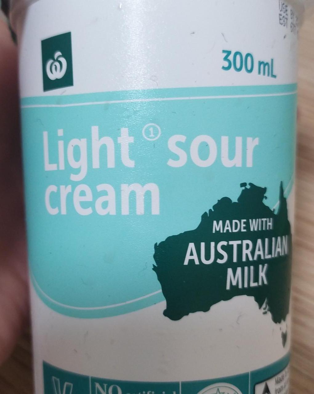 Fotografie - Light sour cream Woolworths