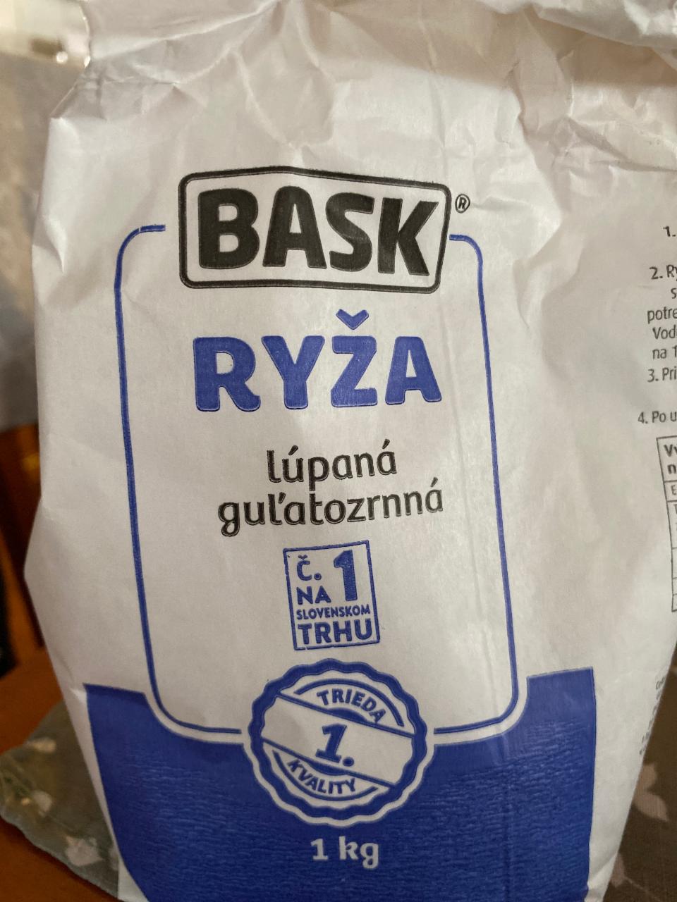 Fotografie - ryža guľatozrná Bask