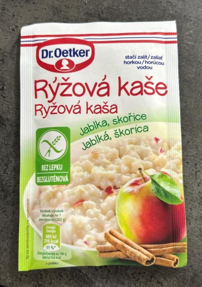 Fotografie - Ryžová kaša jablkovo - škoricová Dr.Oetker