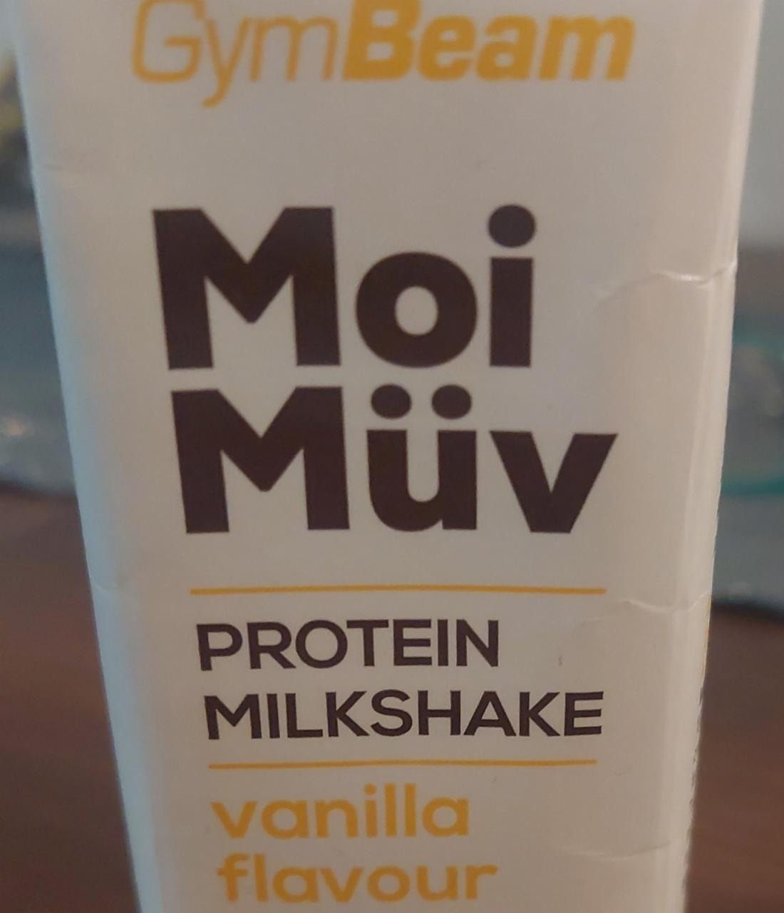 Fotografie - Moi Müv Protein Milkshake Vanilla flavour GymBeam