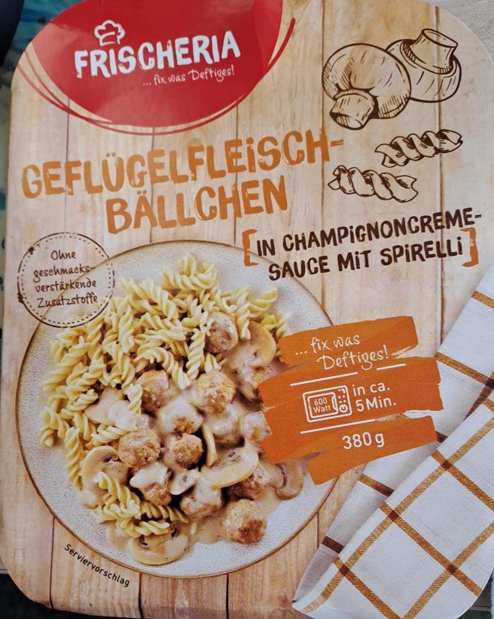 Fotografie - Geflügelfleischbällchen Frischeria