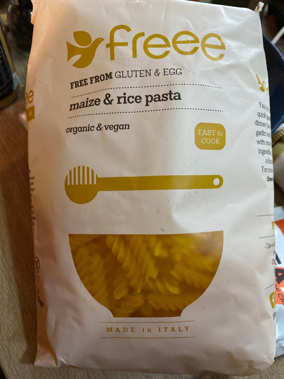 Fotografie - Maize & Rice Pasta Freee