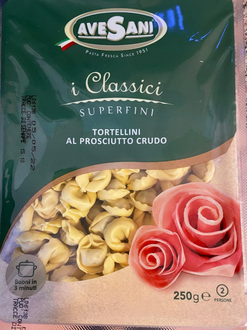 Fotografie - Tortellini al Prosciutto Crudo Avesani