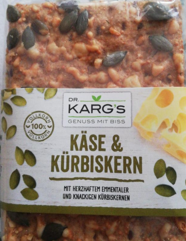 Fotografie - Käse & kürbiskern Dr. Karg's