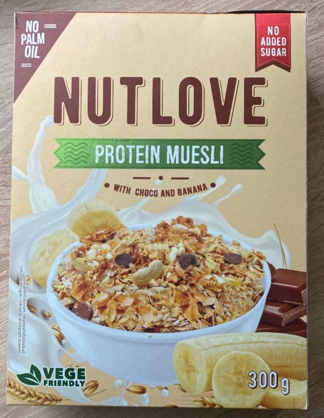 Fotografie - Protein Muesli with choco and banana NUTLOVE