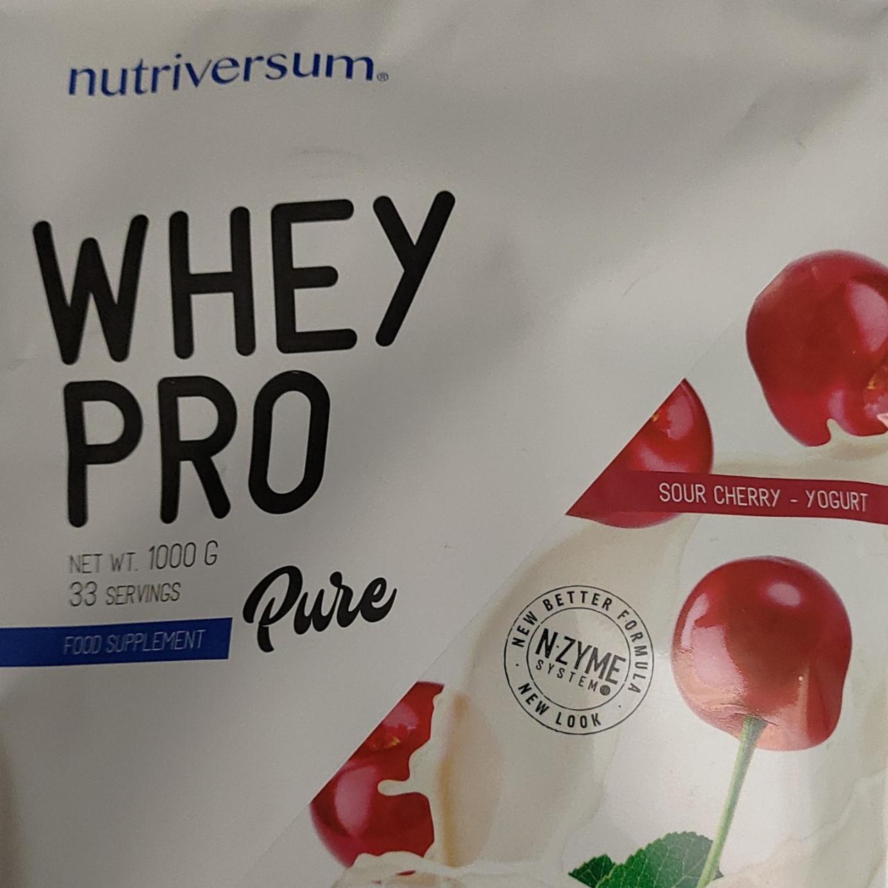 Fotografie - Whey Pro Sour Cherry - Yogurt Nutriversum