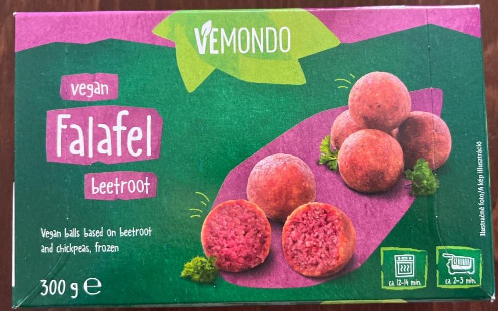 Fotografie - Vegan falafel beetroot Vemondo