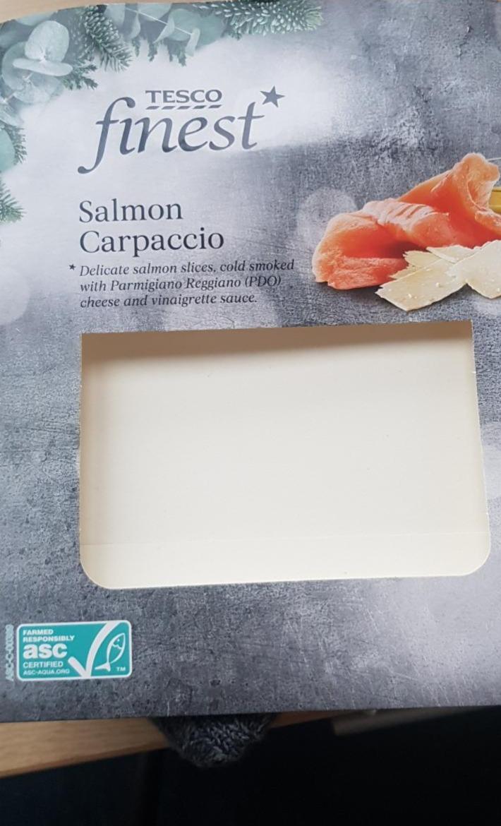 Fotografie - Salmon Carpaccio Tesco Finest