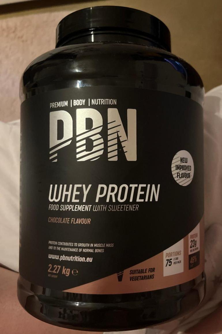 Fotografie - Whey Protein Chocolate Flavour PBN