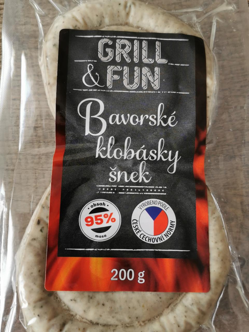 Fotografie - Bavorské klobásky Šnek Grill & Fun