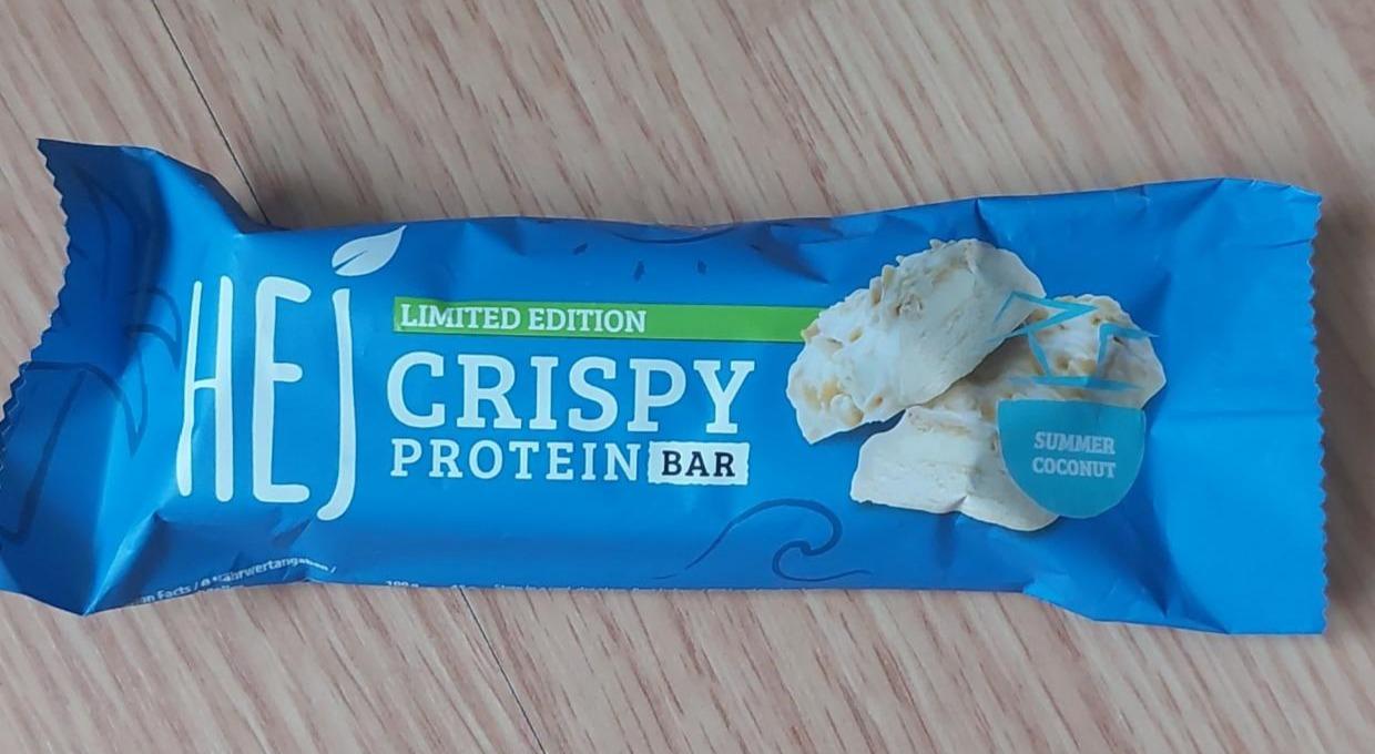 Fotografie - Crispy protein bar Summer coconut Hej