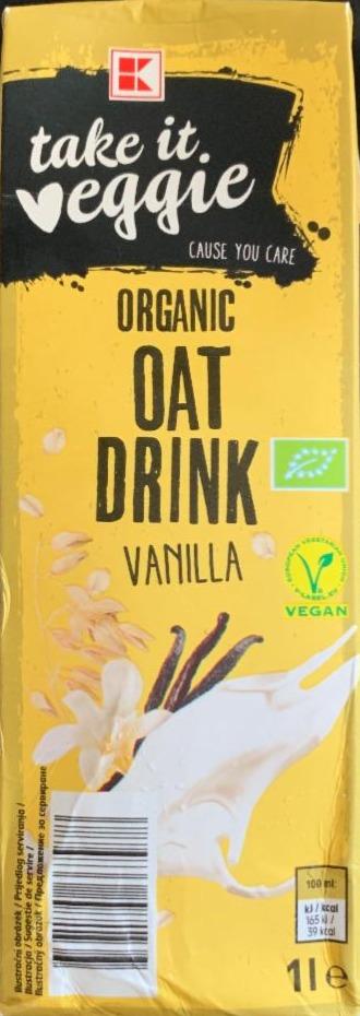 Fotografie - Organic Oat drink vanilla Take it veggie