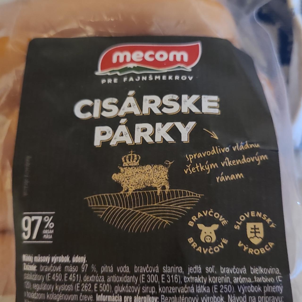 Fotografie - Cisárske párky Mecom